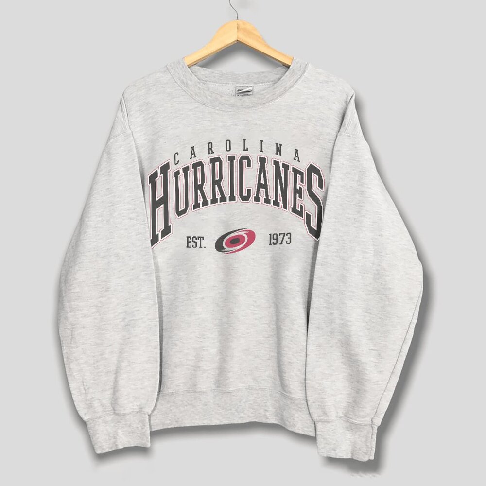 Carolina Hurricanes Sweatshirt, Retro North Carolina Hurricanes Hockey Shirt Tee
